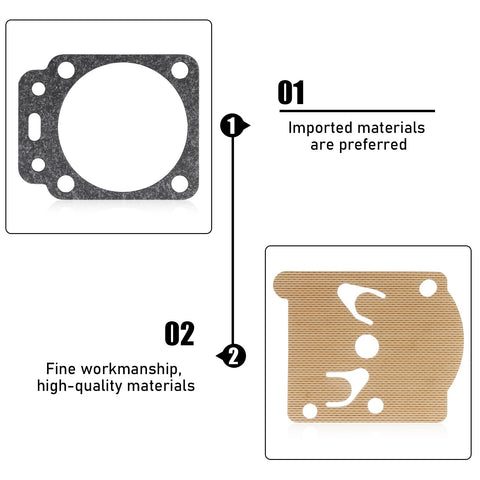 QAZAKY 3-pack packaging for quick carburetor repairs