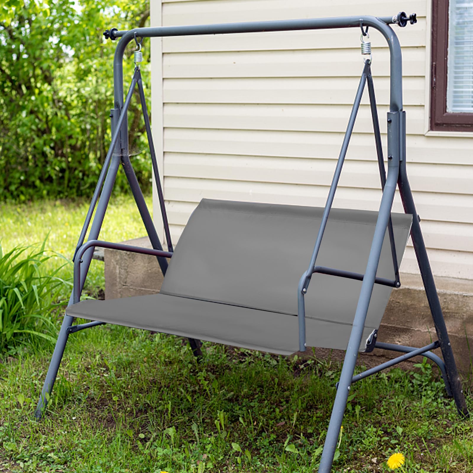 Qchengsan note: suitable for metal-frame chairs, requires seat removal for installation.