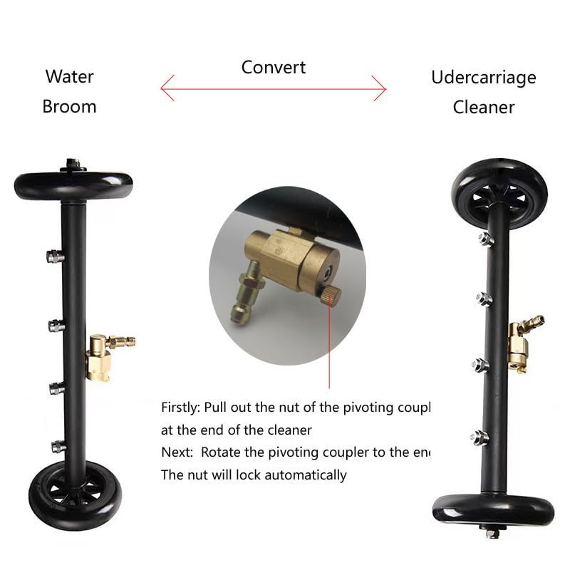 QCHENYI quick-connect 1-4in fittings simplify setup.
