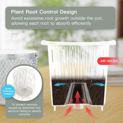 QCQHDU bottom-fill watering canner makes refilling easy without lifting plants