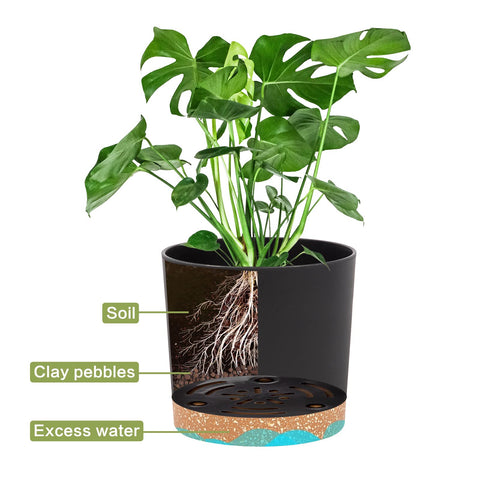 QCQHDU high-quality sturdy plastic planters are lightweight and durable.
