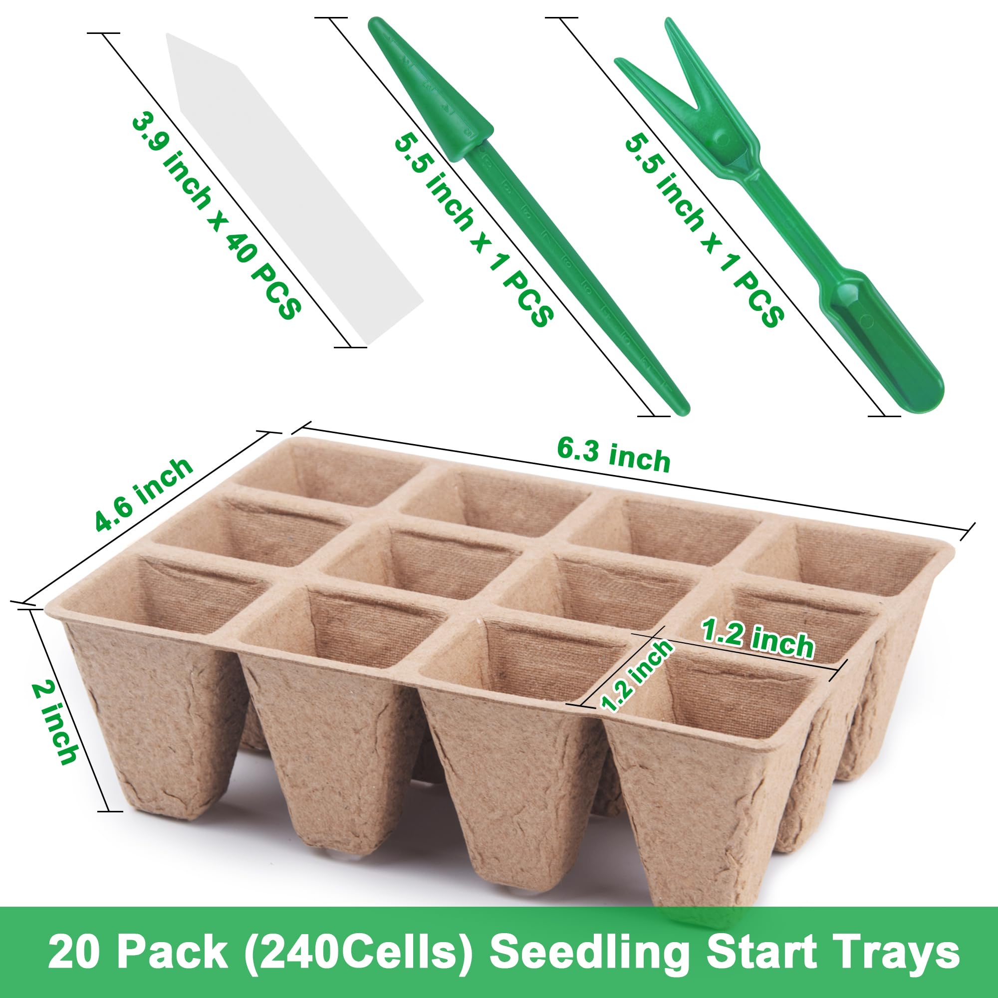 QDBNW biodegradable peat pots ready for transplanting and eco-friendly garden start