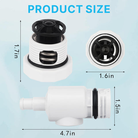 QDOCURO 9-100-9002 pressure relief valve for Polaris cleaners ensures safe pressure control.