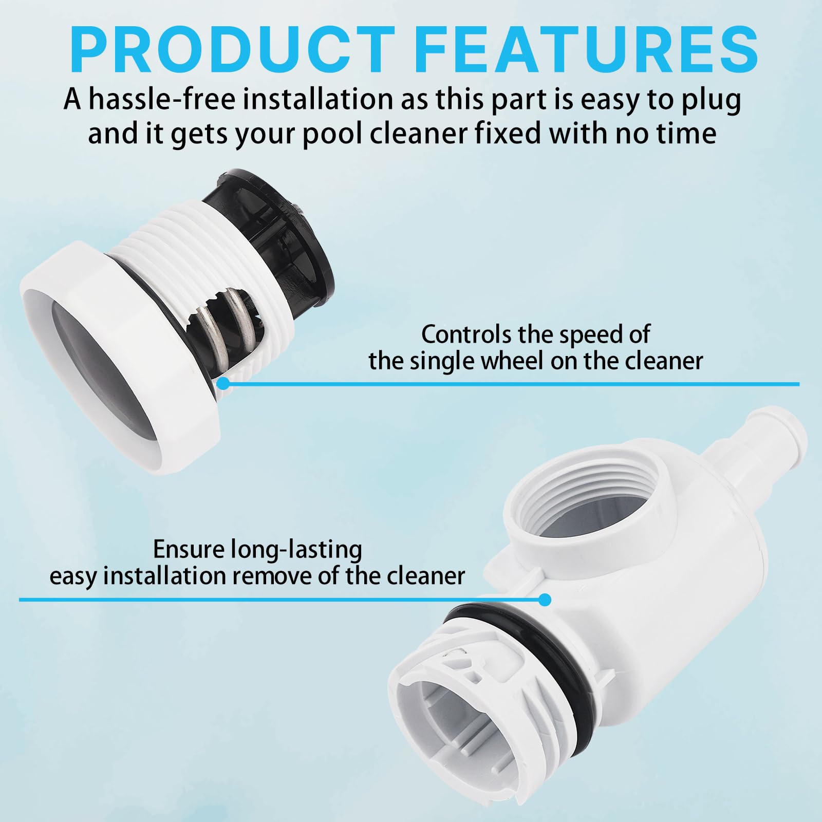 QDOCURO wall-mount ABS construction detail emphasizes durability and long life.