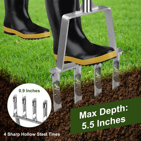 Qdreclod aerator frame in durable steel for long-lasting outdoor use