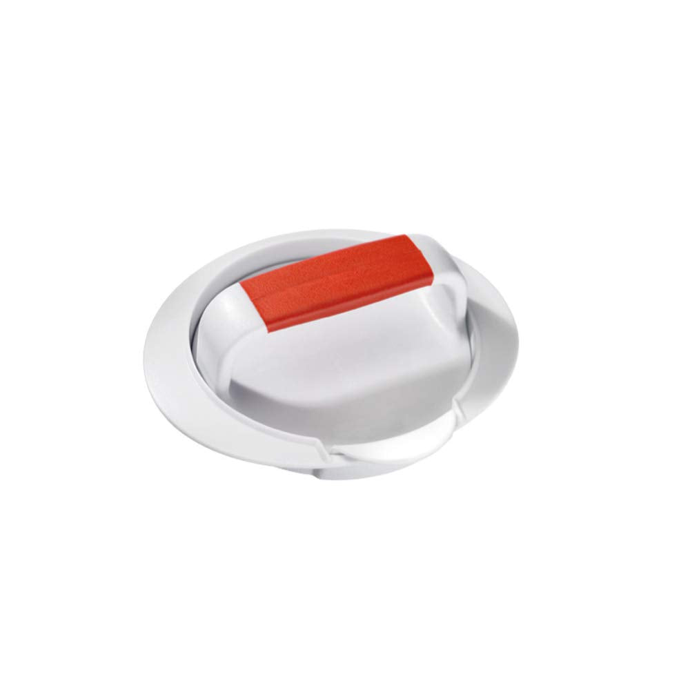 QELEG burger press grooved base shapes patties evenly for grilling.
