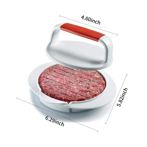 QELEG burger press palm grip enables steady patty prep.
