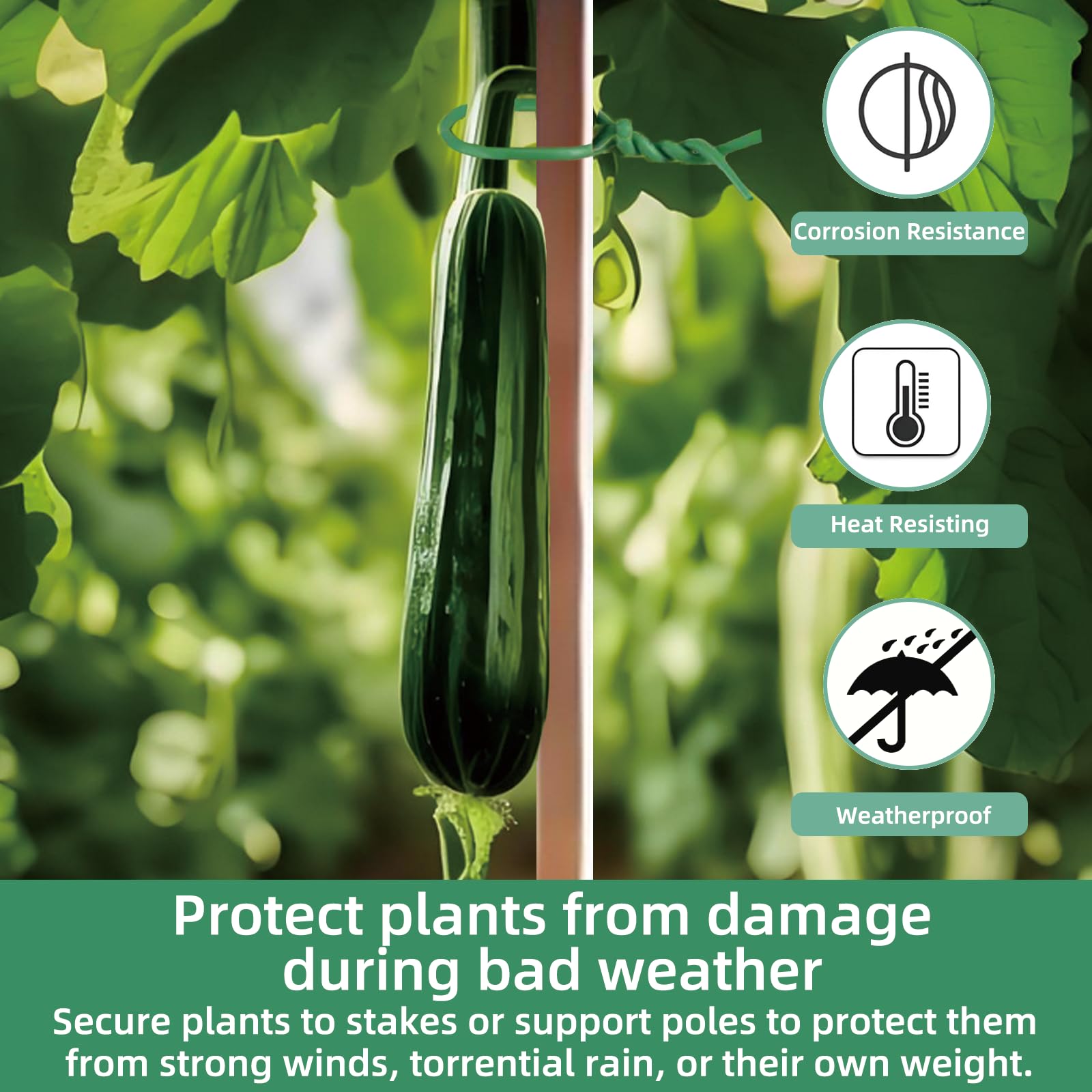 QenFree 3-5mm flexible core enables easy shaping around branches.