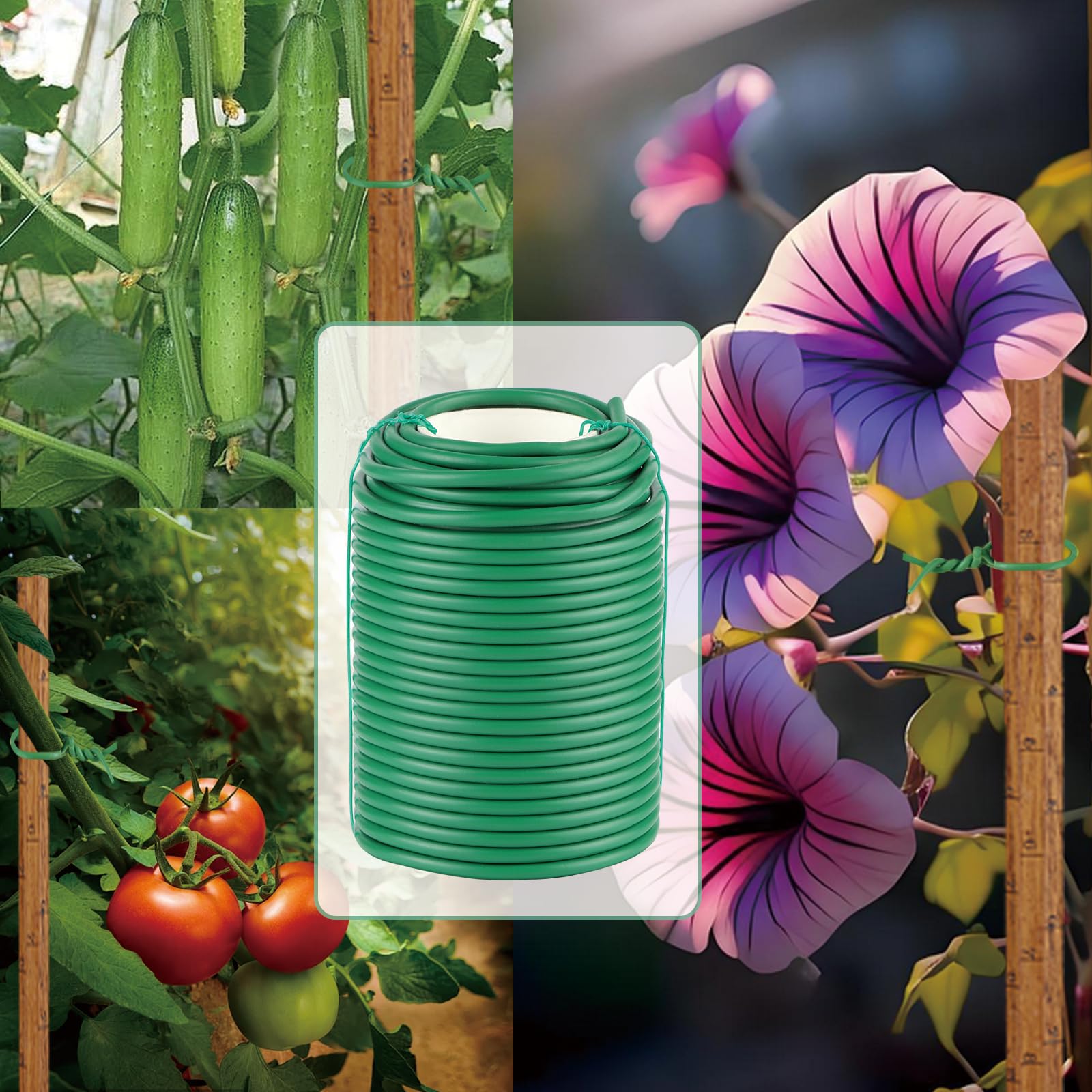 QenFree DIY garden ties enable flexible plant shaping for varied beds.