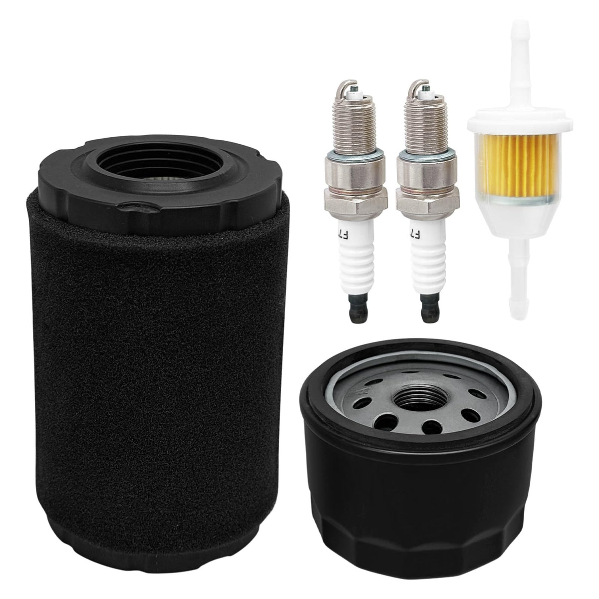 QFISH 796031 air filter tune up kit package for easy, direct-fit mower maintenance