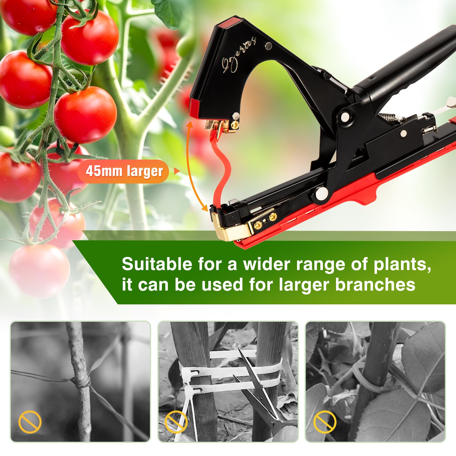 Qgerics ergonomic non-slip handle for comfortable use