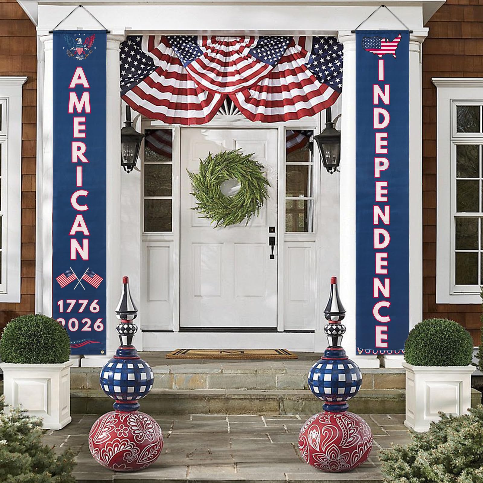 QGWJEKUI Durable polyester banner suited for outdoor use and seasonal displays