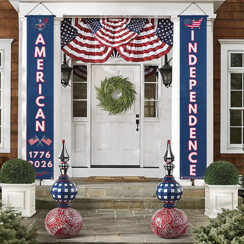 QGWJEKUI Durable polyester banner suited for outdoor use and seasonal displays