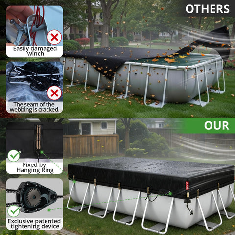QH.HOME edge weight rings support sandbags for stable anchoring