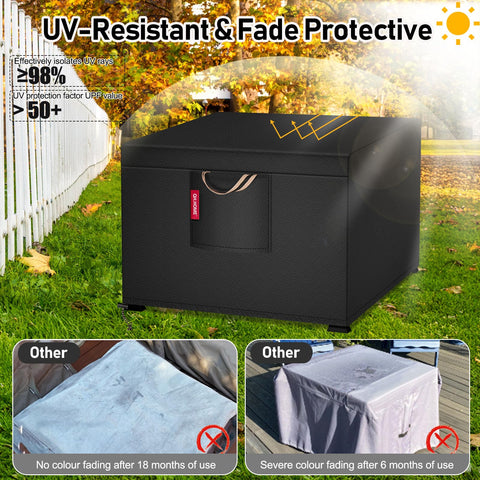 QH.HOME vented design with handles simplifies installation and moisture control.