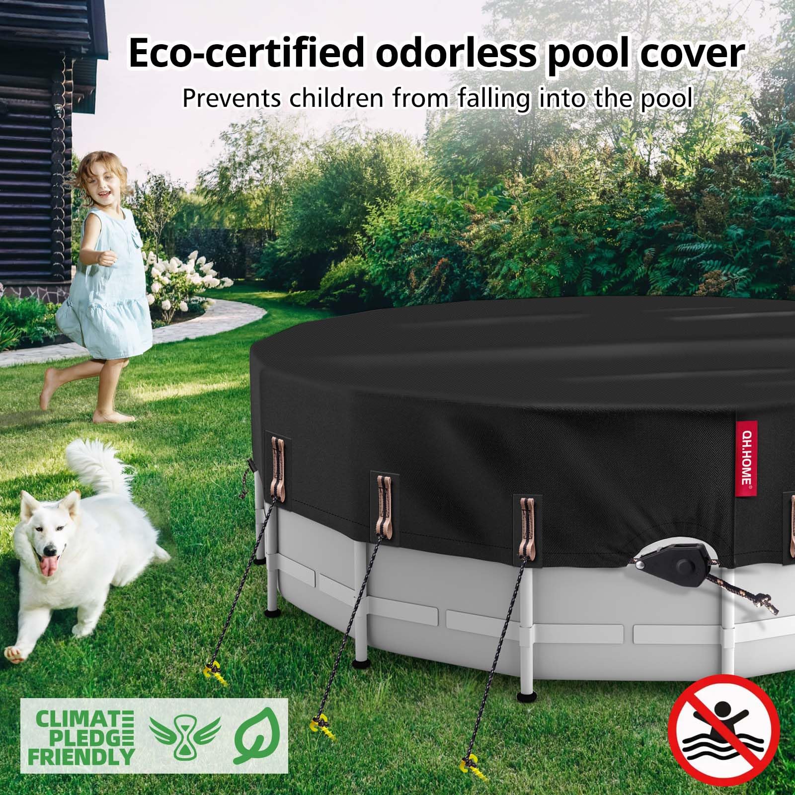 Durable, fade-resistant cover suited for multiple pool seasons