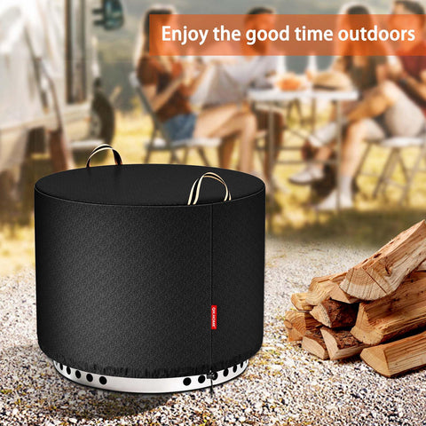 QH.HOME fits up to 21-inch round fire pits for versatile use
