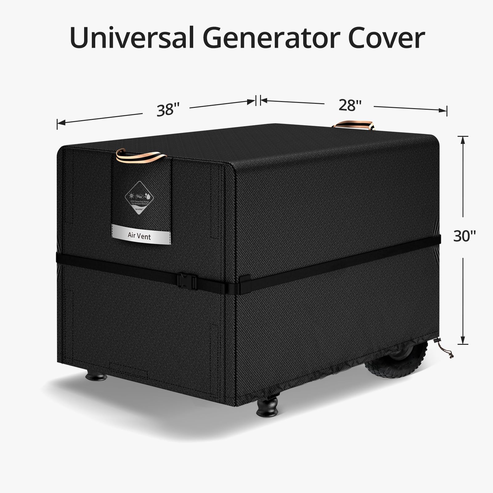 QH.HOME tear-resistant 900D fabric demonstrates rugged durability for any weather.