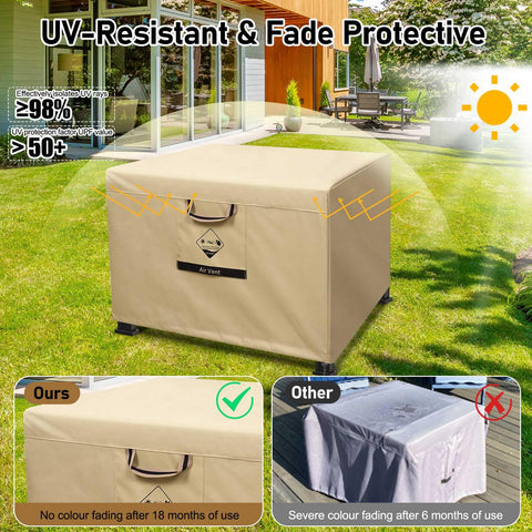 QH.HOME UPF50+ fabric helps retain color and resist sun fade.
