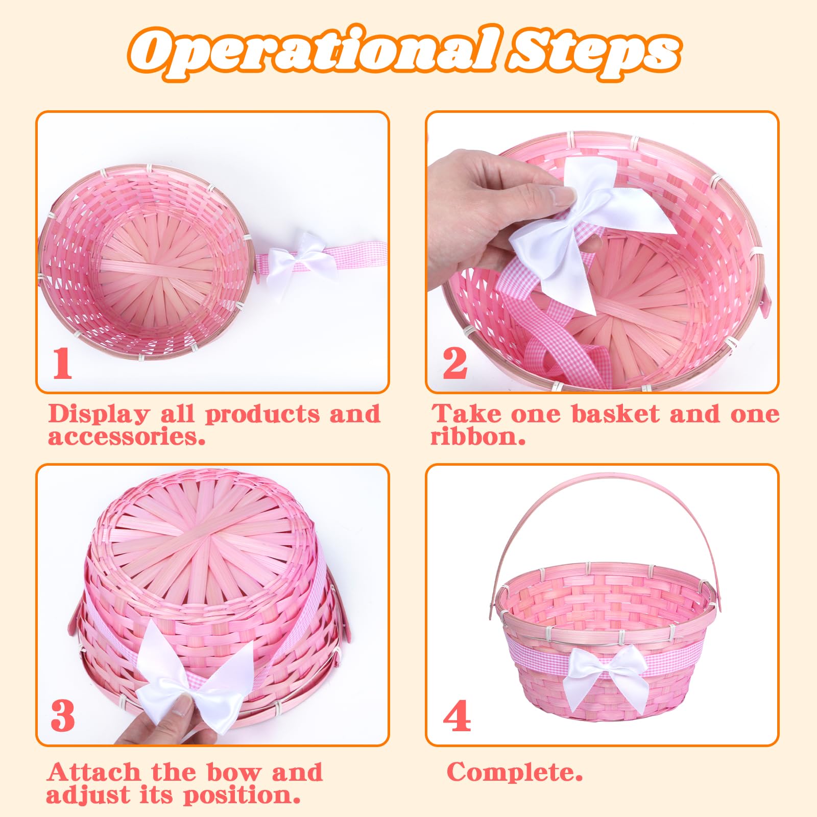 Q.Hou eggs inside basket ready for Easter hunts and gifts.