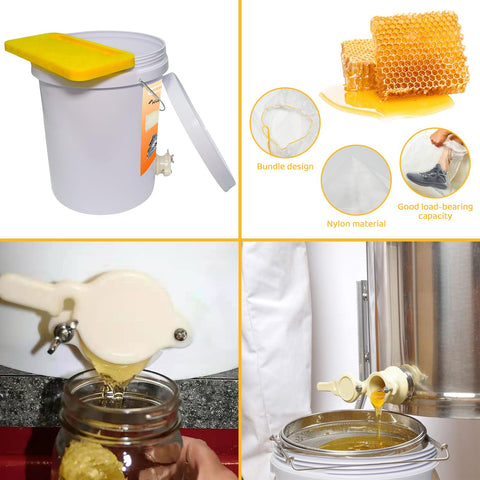 QHZHANG beekeeping kit core five-piece set for beginners and hobbyists.