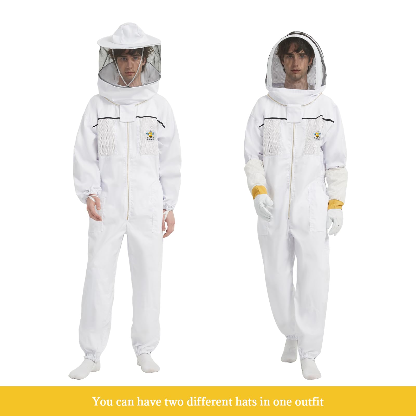 QHZHANG heavy-duty brass zippers with antioxidant coating for smooth operation.