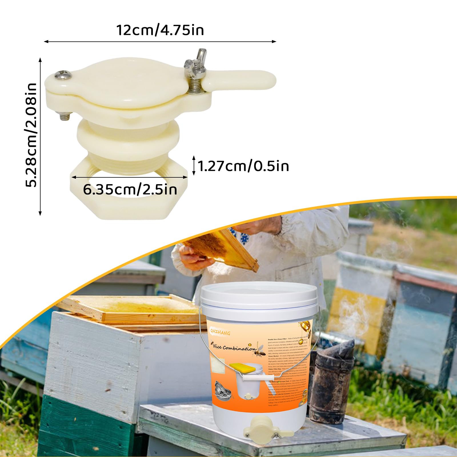 QHZHANG stainless steel double sieve delivers durable filtration reliability.