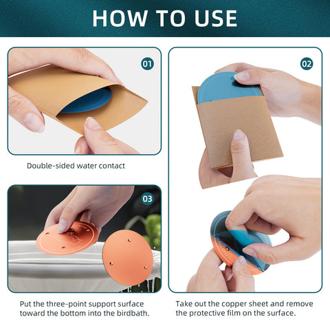 Qi propitious copper disk is weatherproof for year-round outdoor use.