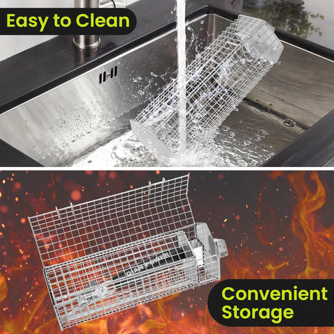 Dishwasher-safe cleaning for quick post-cook cleanup with QIAN POWER baskets.
