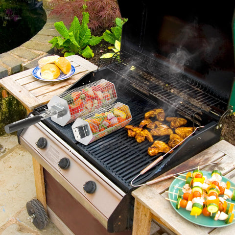 Multi-purpose grilling use for delicate foods and small portions.