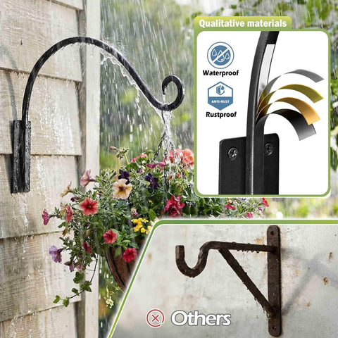 Qiang Ni 22-inch bracket dimensions suited for larger baskets and planters.