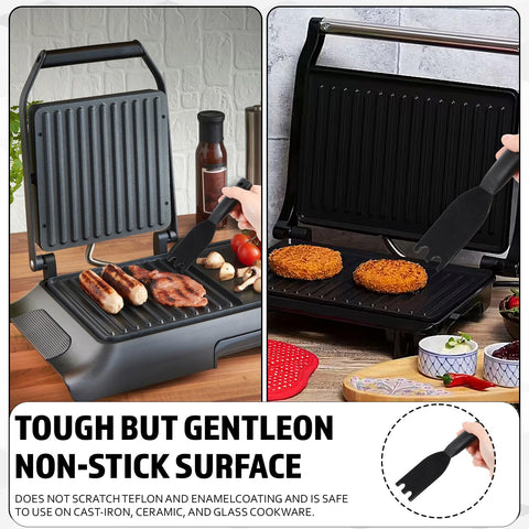 Qianyu compact lightweight scraper fits indoor grills for quick use.