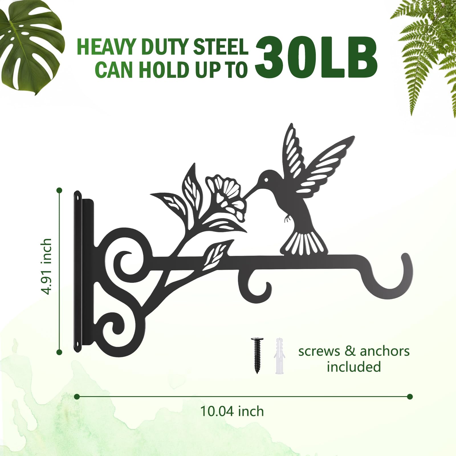 Qiaogreen rust-resistant finish protects outdoor use and longevity