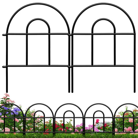 QIAOKAIYAN decorative garden fence panel 01 defines borders and deters small pests
