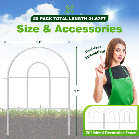 QIAOKAIYAN no-dig installation fence saves time during setup.