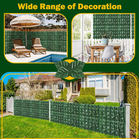 QIAOKAIYAN reusable panels for expandable privacy fences.