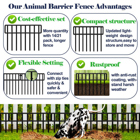 QIAOKAIYAN fence panels with cable ties demonstrating quick, safe installation.
