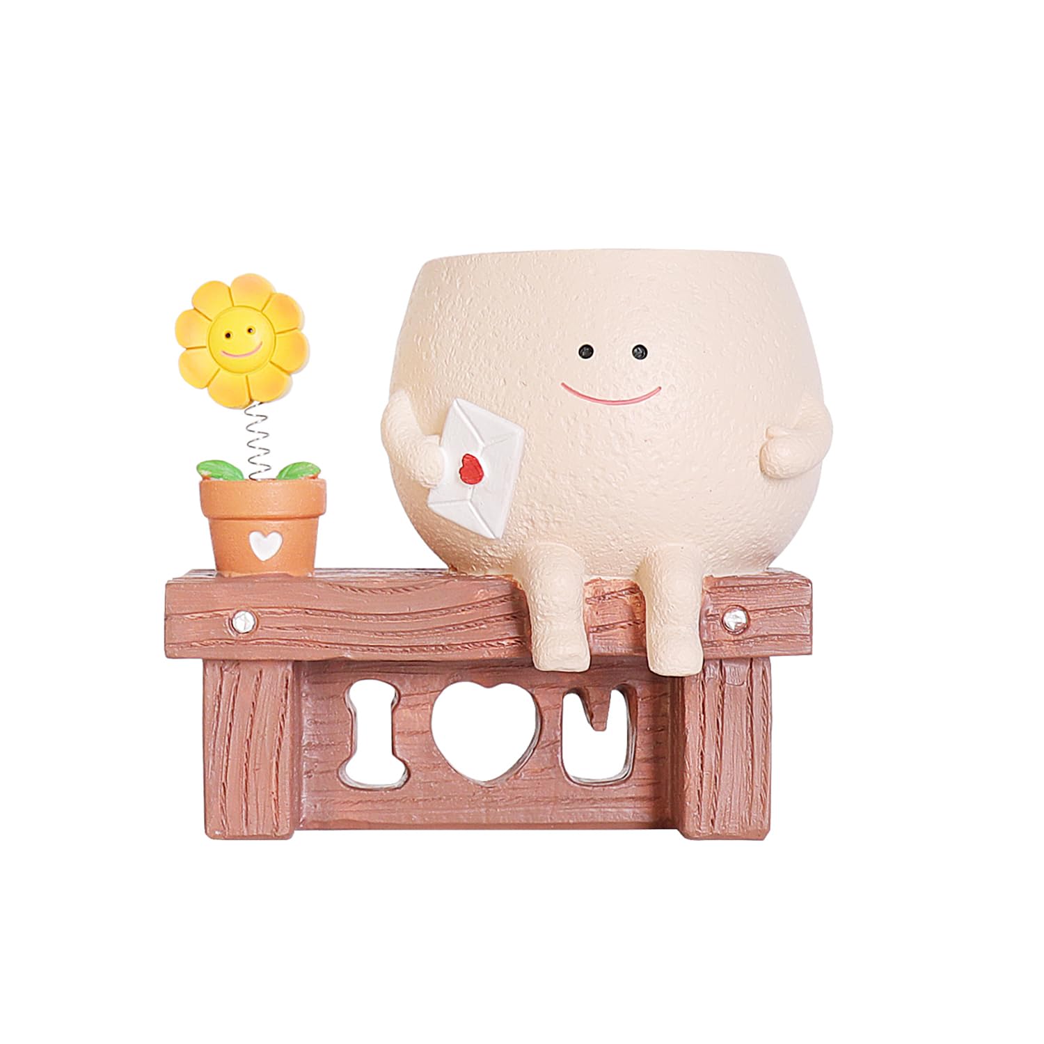 QIAOLY gift-idea planter, ideal for garden lovers and teachers