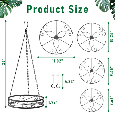 Qiaomeiysp ceiling mount planter displays plants gracefully indoors