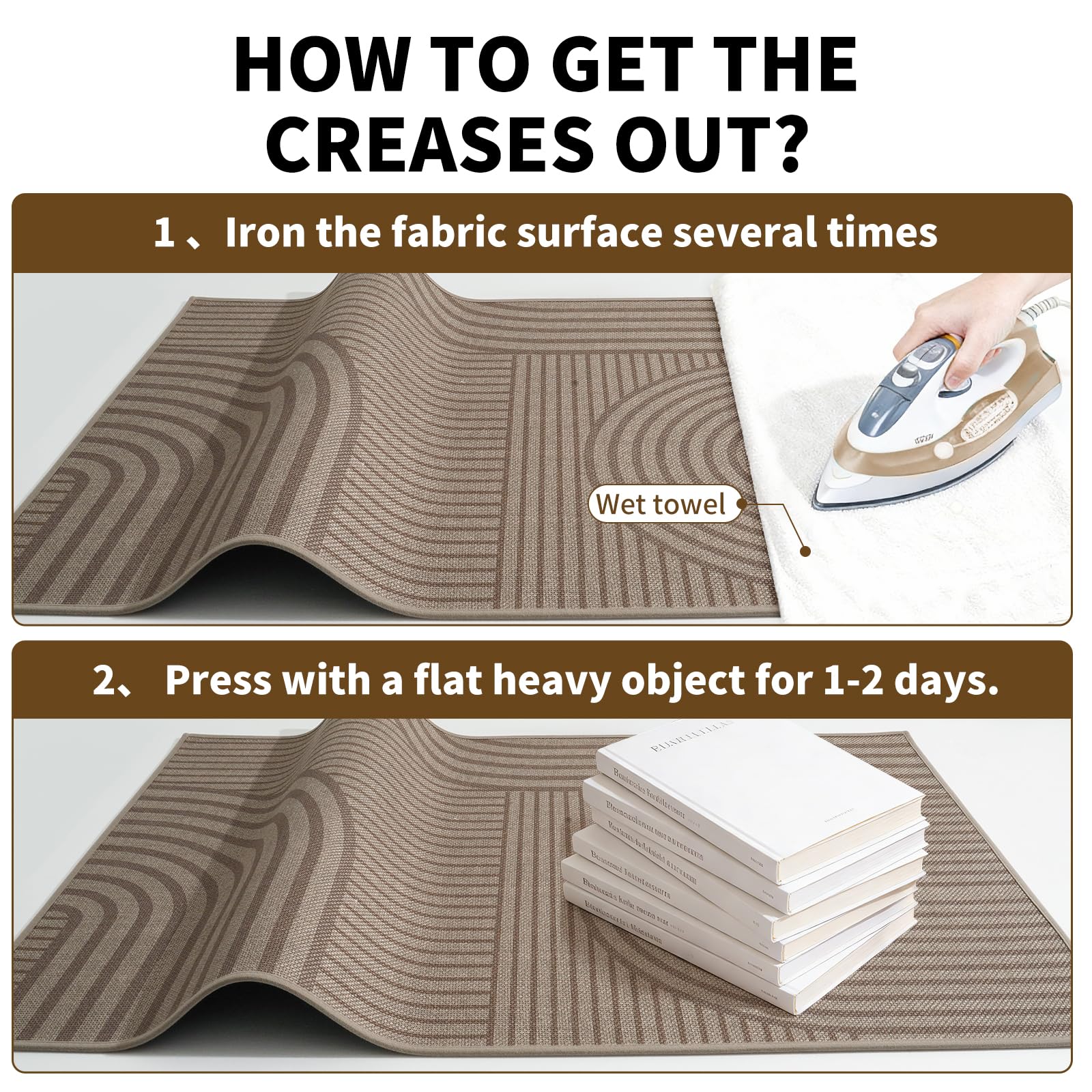 QiCaiJia versatile mat for entryways, porches, kitchens and more