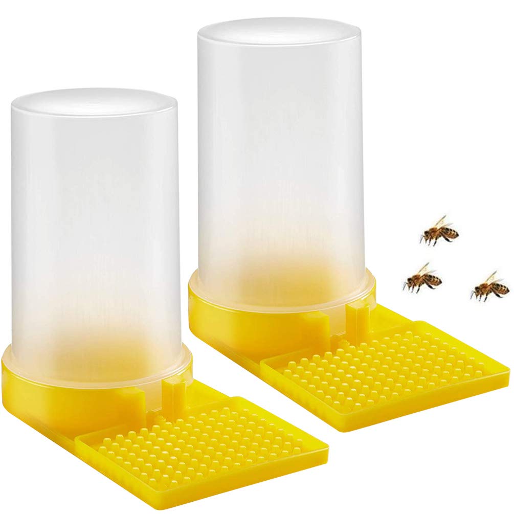 Qicfrk bee water feeder entrance keeps hive hydration at the doorway.