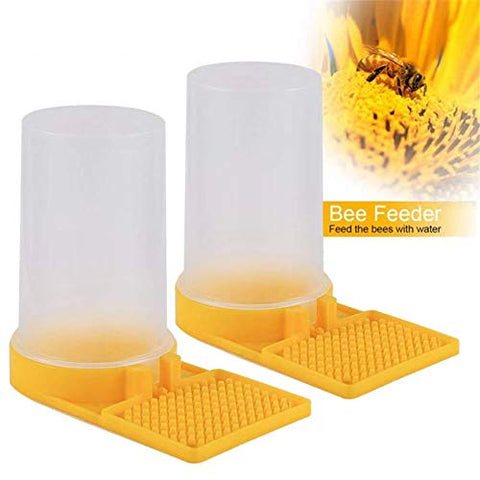 Qicfrk bee water feeder transparent view lets you monitor water easily.