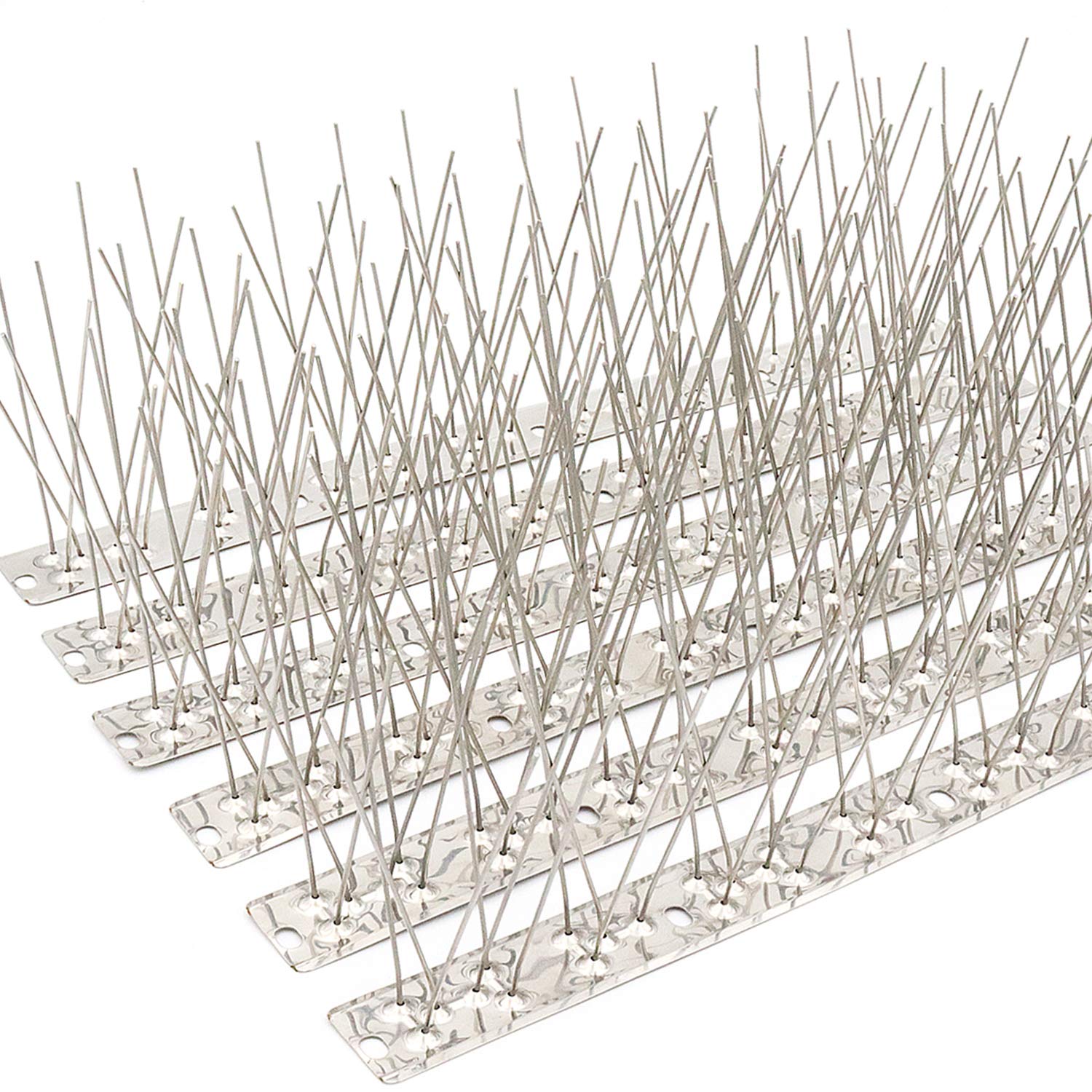 QIEGL bird spikes 304 stainless steel protect roofs from pigeons and large birds.