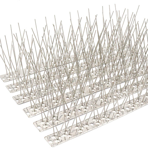 QIEGL bird spikes 304 stainless steel protect roofs from pigeons and large birds.