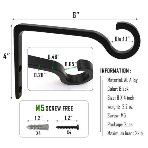 QIEGL lantern and bird feeder hanger for secure outdoor display.