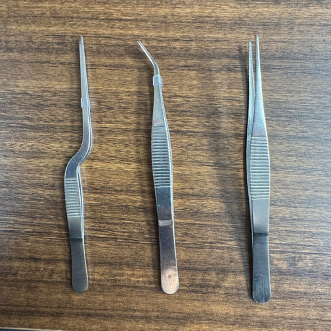 QIEOTE gardening and kitchen tweezers versatile for tasks