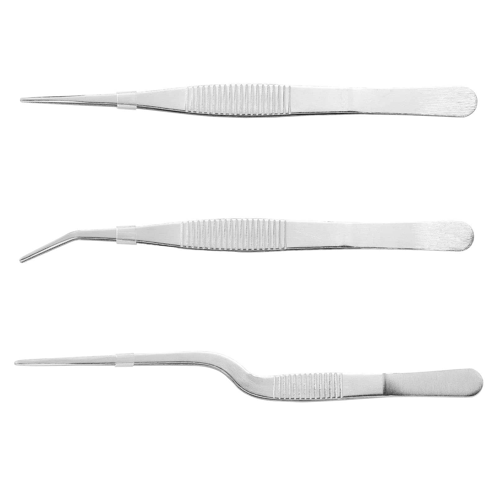 QIEOTE stainless steel tweezers durable and rust resistant