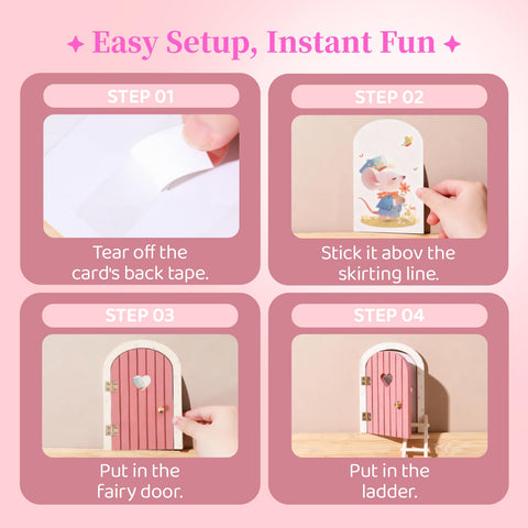 QIESIDM bedroom decor fairy door sparks daily imaginative rituals.