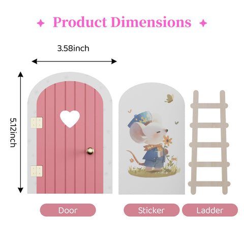 QIESIDM craft-portal door supports doodles, notes, and treasures.