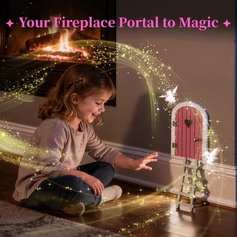 QIESIDM fairy door background invites storytelling and art.